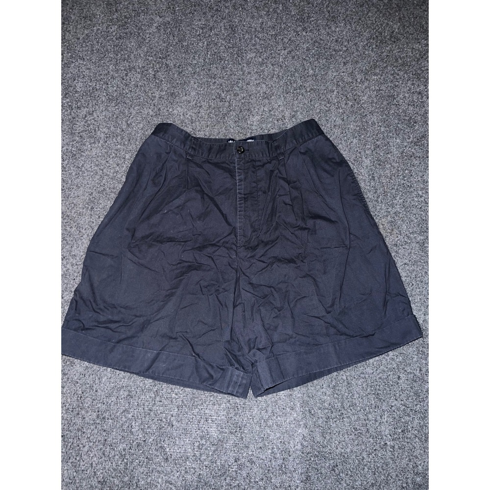Ralph Lauren Polo Sport Womens Size 8 Navy Blue Cotton Pleated Shorts